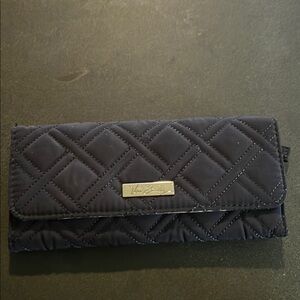 Vera Bradley Navy Quilted Wallet